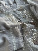 Soft Mulmul Mirror Work X Chikankari Kurta Set
