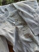 Soft Mulmul Mirror Work X Chikankari Kurta Set