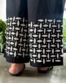 Black & White Daraz Chikankari Palazzo