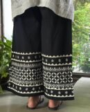 Black & White Daraz Chikankari Palazzo