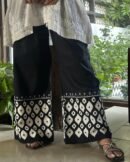 Black & White Daraz Chikankari Palazzo Pants