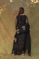 Black Zari Kota Ready to Wear Kurta Set
