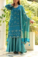 Pure Georgette Chikankari Ari Work Sharara Set