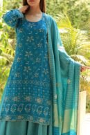 Pure Georgette Chikankari Ari Work Sharara Set