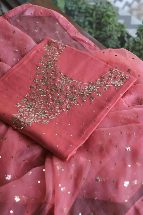 Chanderi Mukaish Badla Fabrics - Image 4