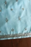 Chanderi Mukaish Badla Unstitched Chikankari Unisex Kurtas