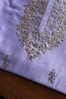 Chanderi Mukaish Badla Unstitched Chikankari Unisex Kurtas