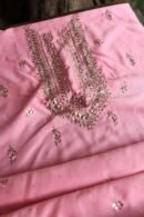 Chanderi Mukaish Badla Unstitched Chikankari Unisex Kurtas