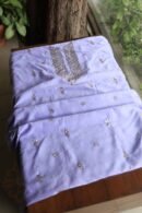 Chanderi Mukaish Badla Unstitched Chikankari Unisex Kurtas