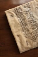 Chanderi Mukaish Badla Unstitched Chikankari Unisex Kurtas