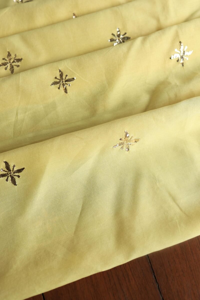 Chanderi Mukaish Badla Unstitched Chikankari Unisex Kurtas