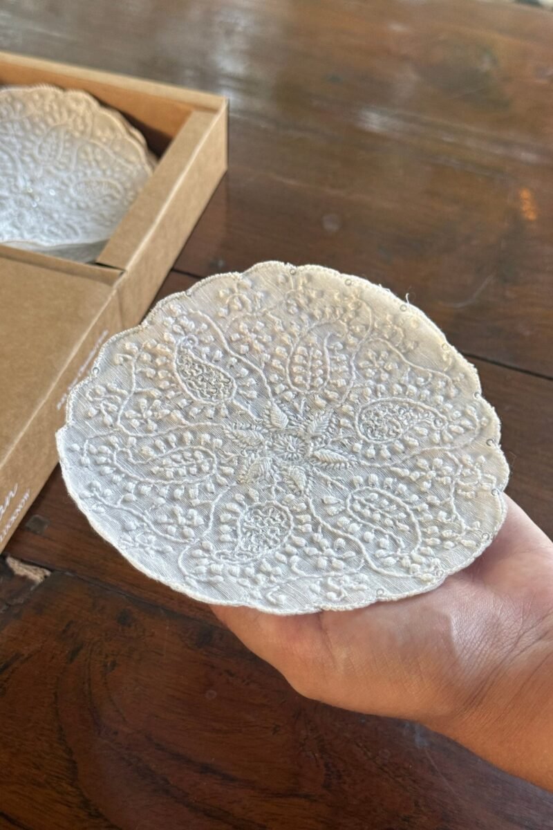 Chikankari Coasters