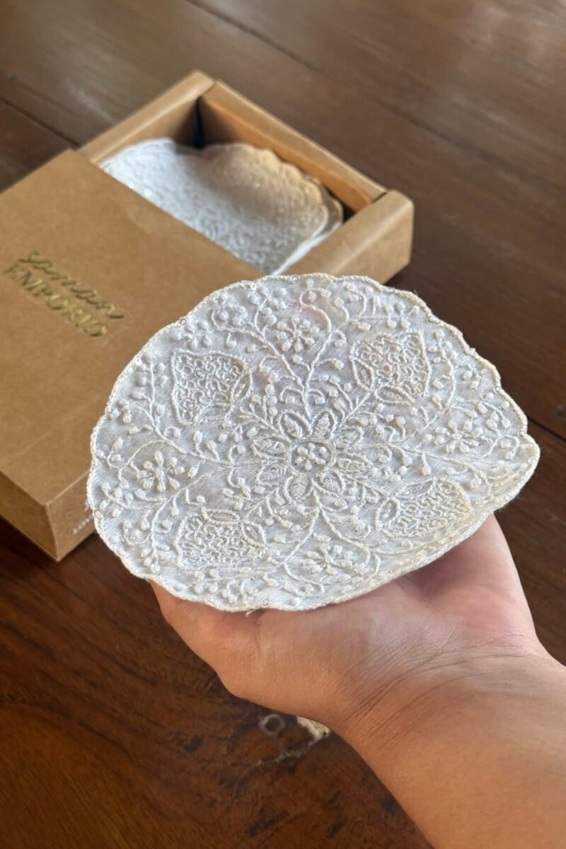 Chikankari Coasters