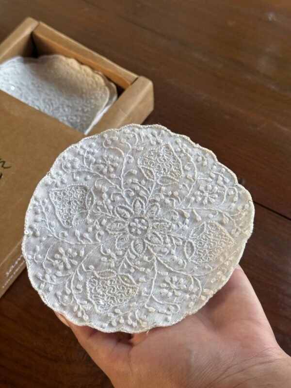 Chikankari Coasters - Image 3
