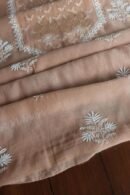 Beige Daraz Chanderi Chikankari Kurta Fabrics