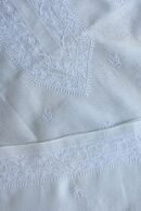 Fine Work Chikankari Chanderi Unstitched Men's Kurtas Fabrics