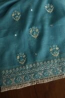 Green Handloom Kota Chikankari With Mirror Work Unstitched Kurta Dupatta Set