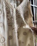 Mulberry silk resham Chikankari kurta