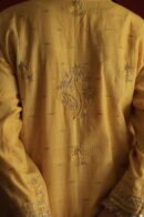 Gold Yellow Jamdani Ready To Wear Kurta Dupatta Set