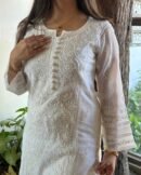 Kota Chikankari Kurta