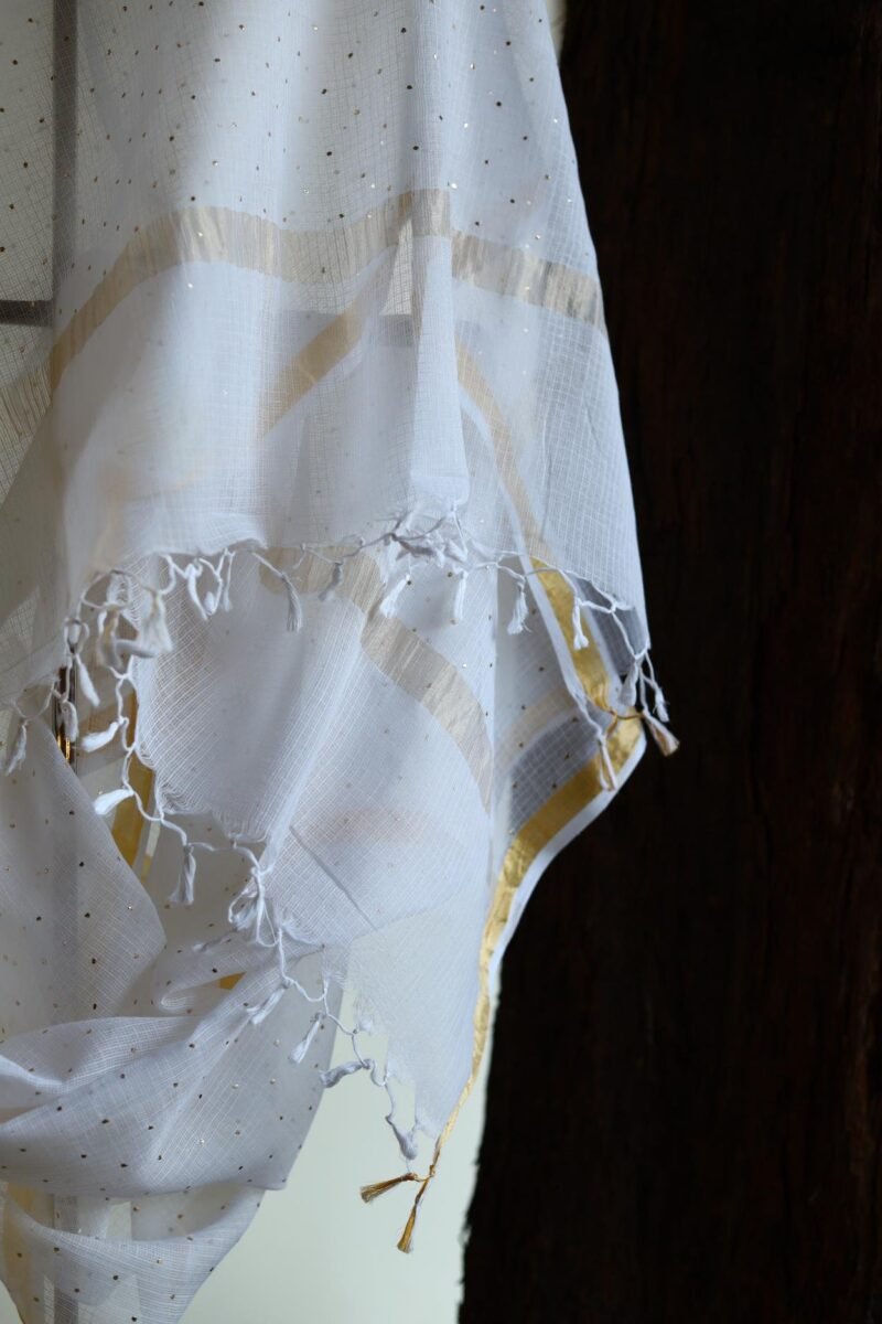 Kota Mukaish Kamdani Dupatta With Tissue Border