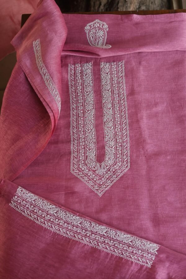 Linen Silk Men's Kurta Fabrics - Image 3