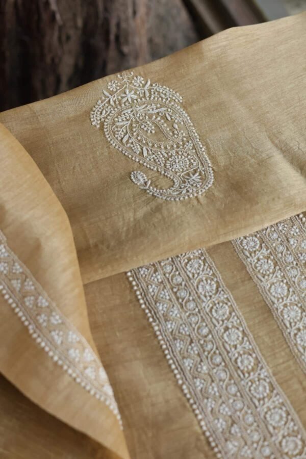 Linen Silk Men's Kurta Fabrics - Image 4