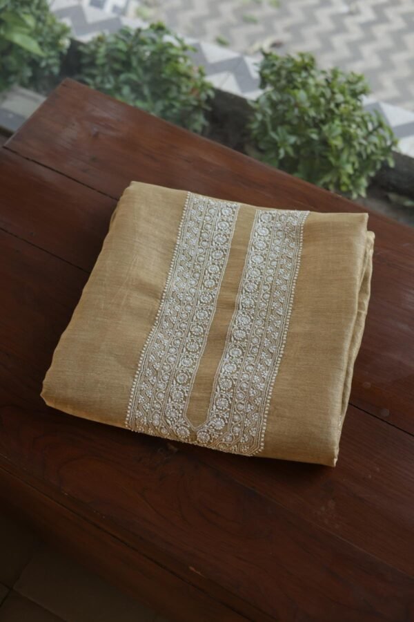 Linen Silk Men's Kurta Fabrics - Image 3