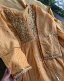 Mal Chanderi Mukaish Silk Dress