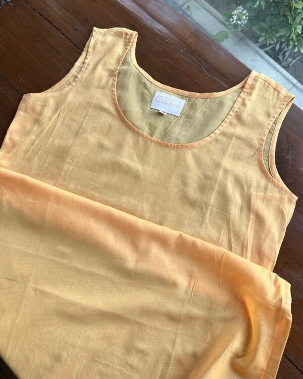 Mal Chanderi Mukaish Silk Dress - Image 14