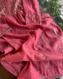 Mal Chanderi Mukaish Silk Dress