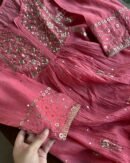 Mal Chanderi Mukaish Silk Dress