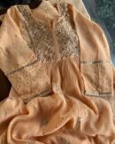 Mal Chanderi Mukaish Silk Dress