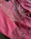 Mal Chanderi Mukaish Silk Dress