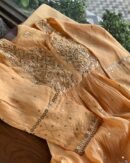 Mal Chanderi Mukaish Silk Dress