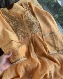 Mal Chanderi Mukaish Silk Dress
