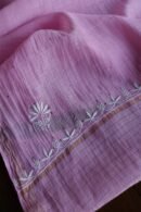 Mal Cotton Fine Chikankari With Kamdani Work Unstitched Fabric