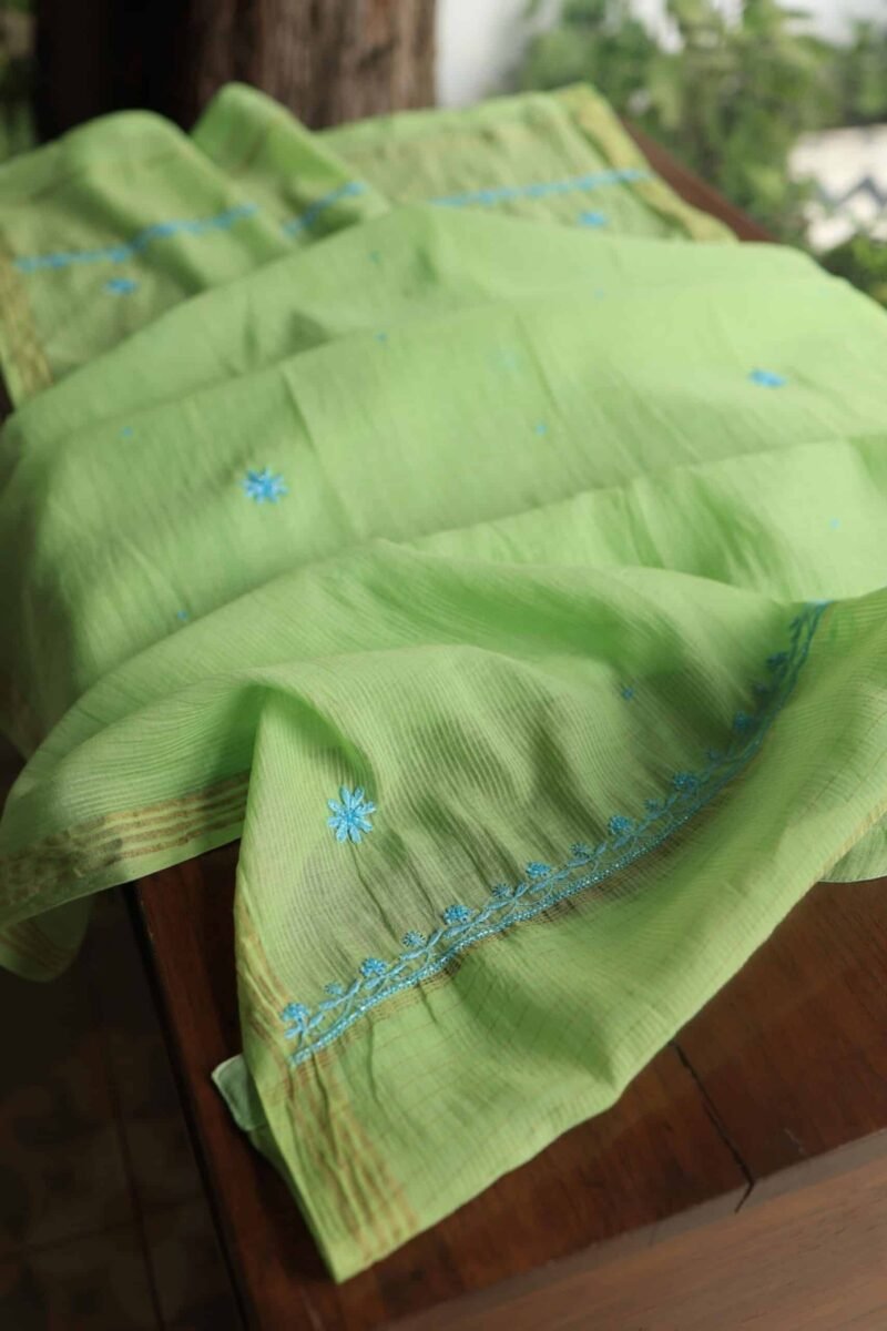 Mal Maheshwari Chikankari Unstitched Fabrics