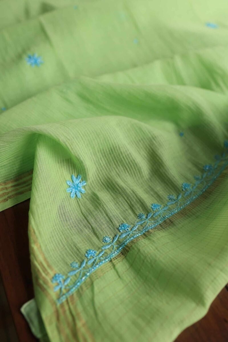 Mal Maheshwari Chikankari Unstitched Fabrics