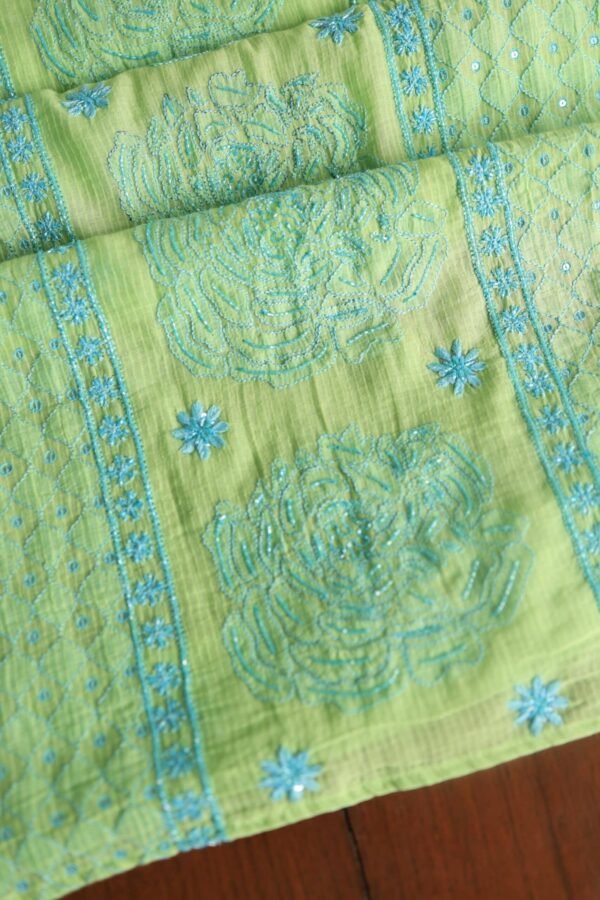 Mal Maheshwari Chikankari Unstitched Fabrics - Image 3