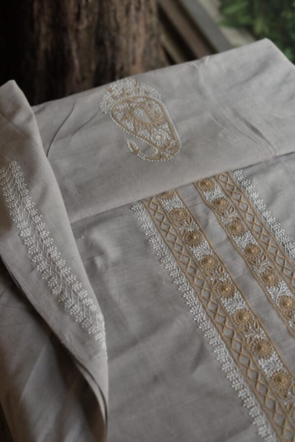 Malkha Handspun Khadi Kurtas Unisex Fabrics - Image 5