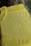 Malmal All Over Chikankari Mens Kurtas Fabrics