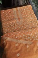 Malmal All Over Chikankari Mens Kurtas Fabrics
