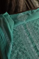 Malmal All Over Chikankari Mens Kurtas Fabrics