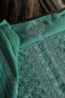 Malmal All Over Chikankari Mens Kurtas Fabrics