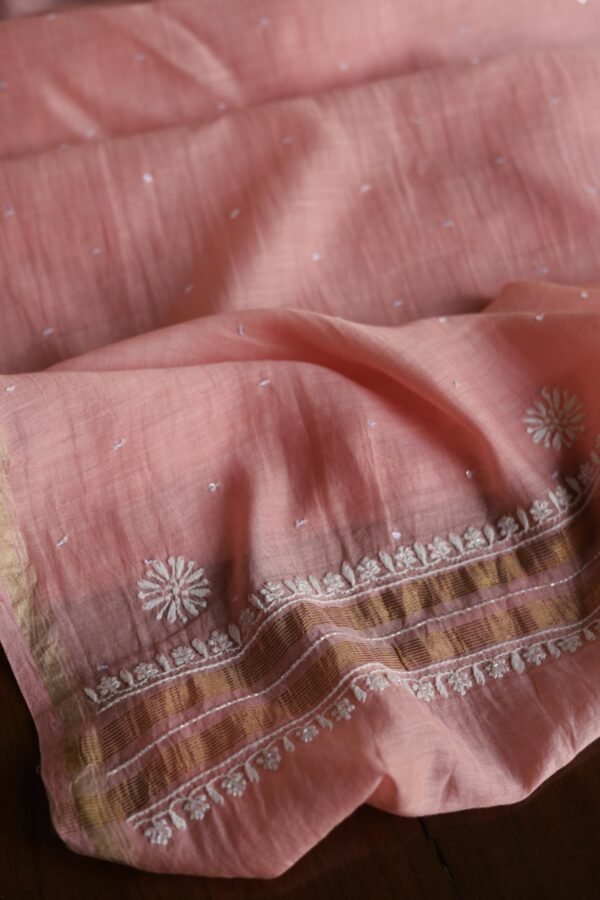 Malmals Pearl Work Chikankari Fabrics - Image 16