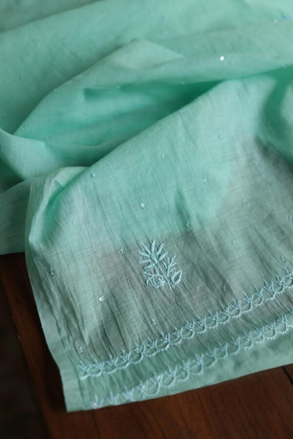 Malmals Pearl Work Chikankari Fabrics - Image 10