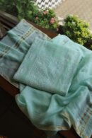 Malmals Pearl Work Fine Chikankari Unstitched Fabrics