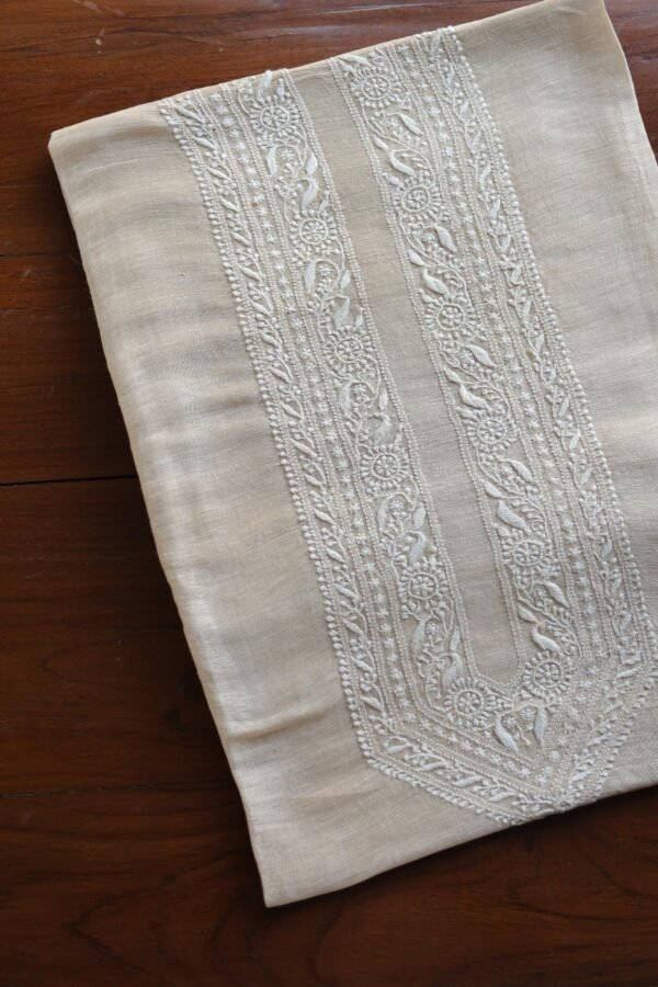 Linen Silk Men's Kurta Fabrics - Image 2