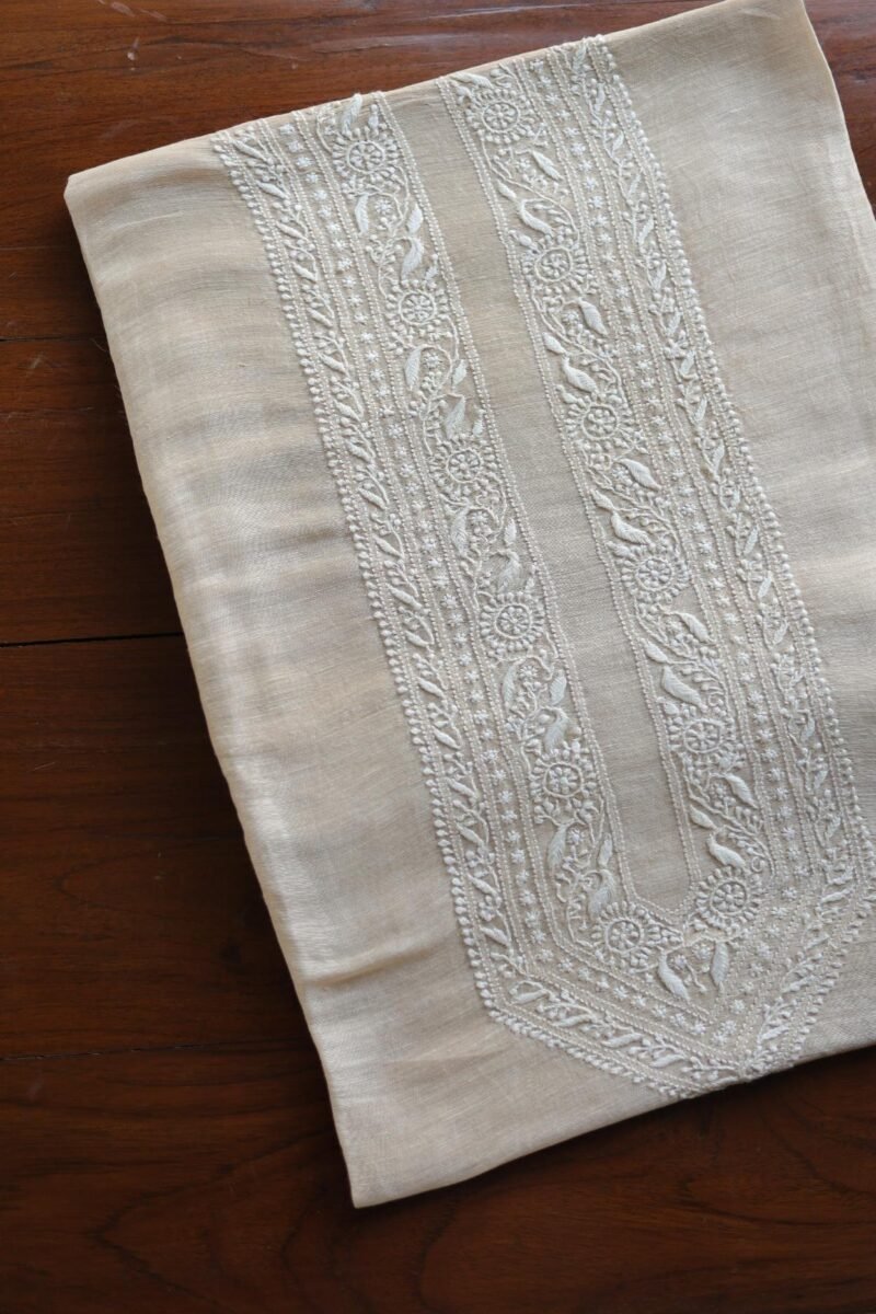 Linen Silk Men's Kurta Fabrics